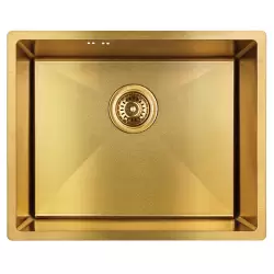Marmara zlewozmywak stalowy 44x54x19 podwieszany złoty